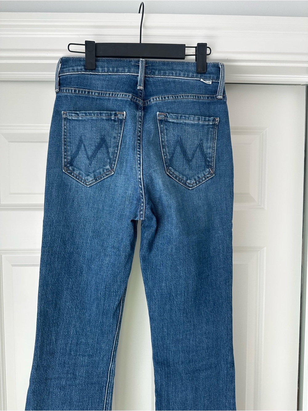 MOTHER The Tripper Ankle Fray Jeans in Light Blue - Picture 3 of 8